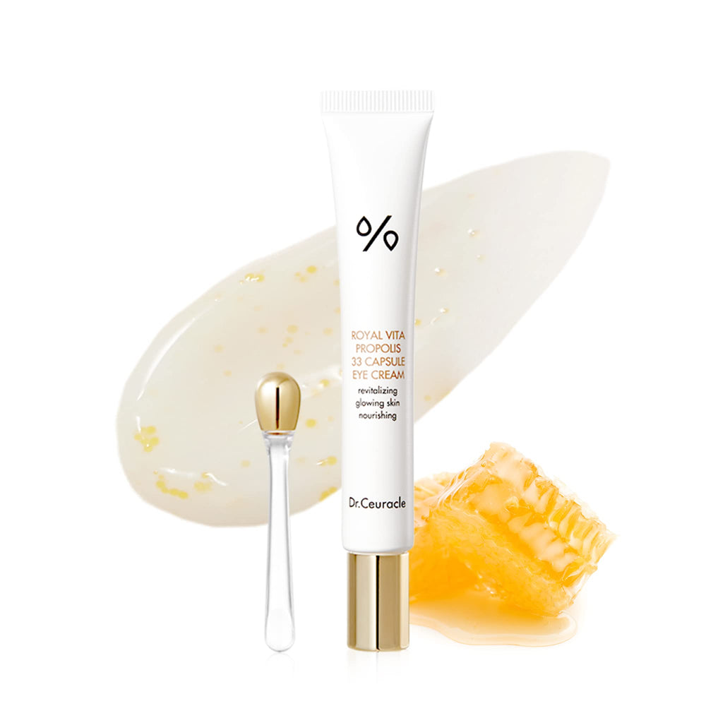leegeehaam Royal Vita Propolis 33 eye cream bottle showcasing soothing hydration for the eye area.
