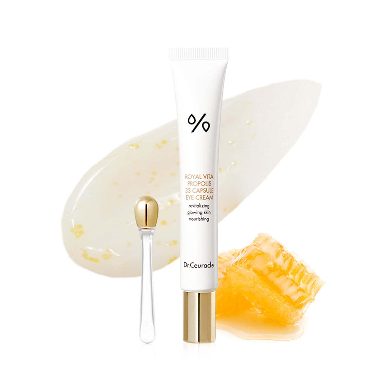 leegeehaam Royal Vita Propolis 33 eye cream bottle showcasing soothing hydration for the eye area.