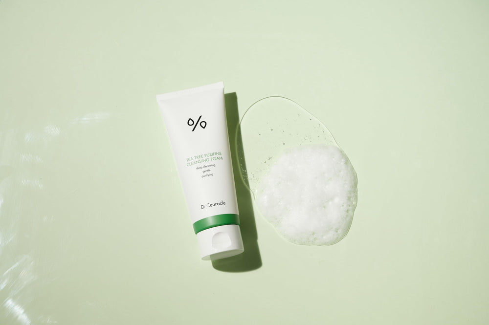 Leegeehaam Tea Tree Purifine Cleansing Foam sensitive-skin friendly formula signals soothing daily use.