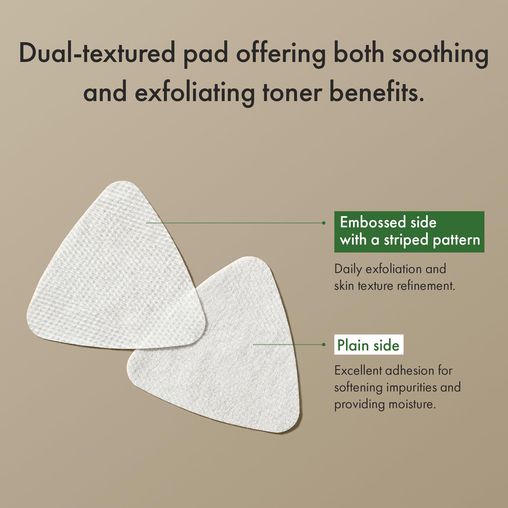 Pad focus on PHA exfoliation and hydration benefits