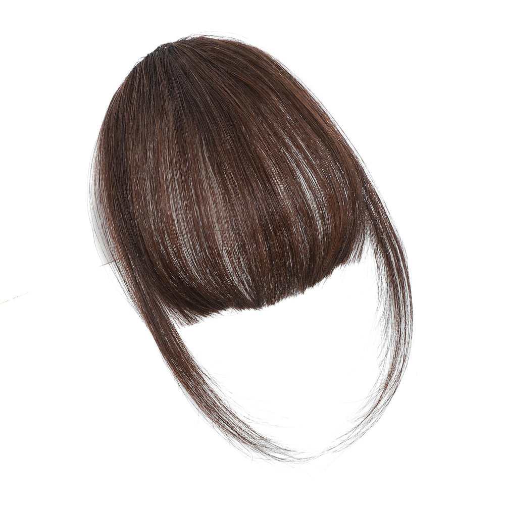 Leelebamo clip-in bangs wispy style blends naturally with hair
