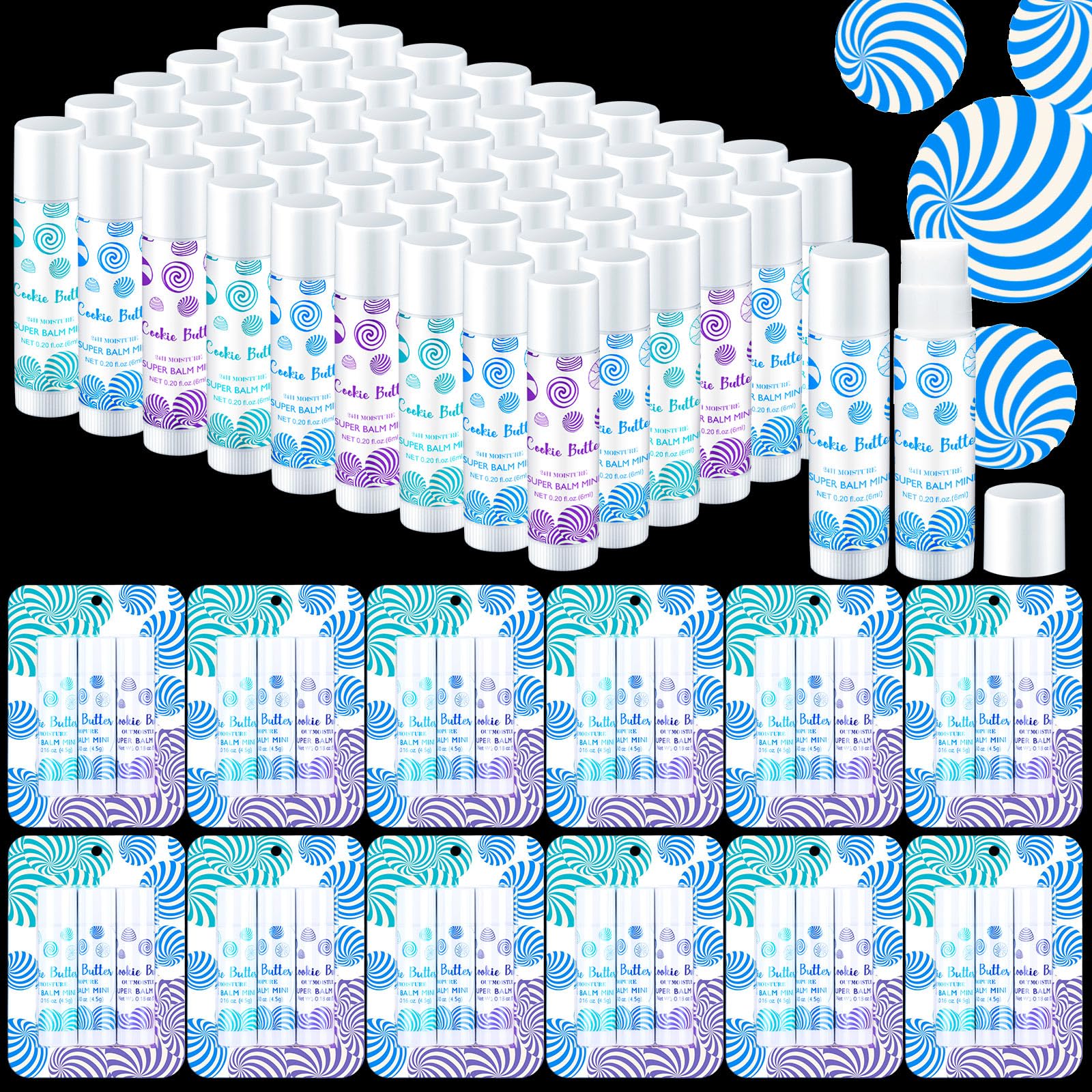 Leelosp gift-ready lip balm set, ideal for holiday gifting and events