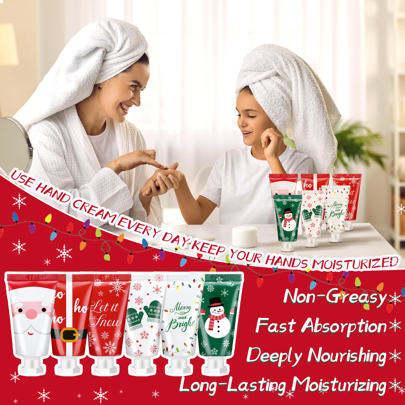 Leelosp hand cream apple scent portable tube for winter hydration.