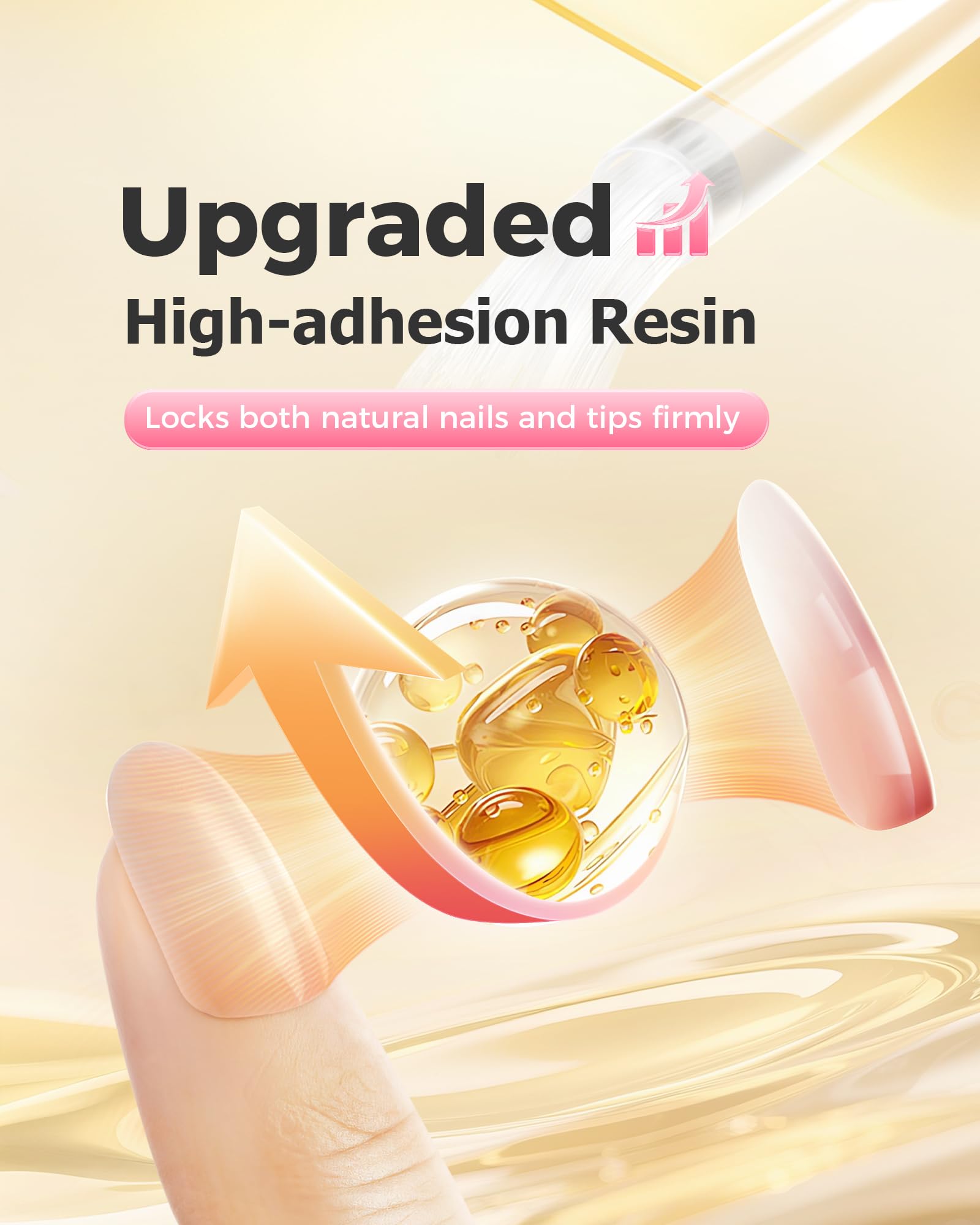 LEENEXUS deep micro-anchoring technology for strong nail foundations
