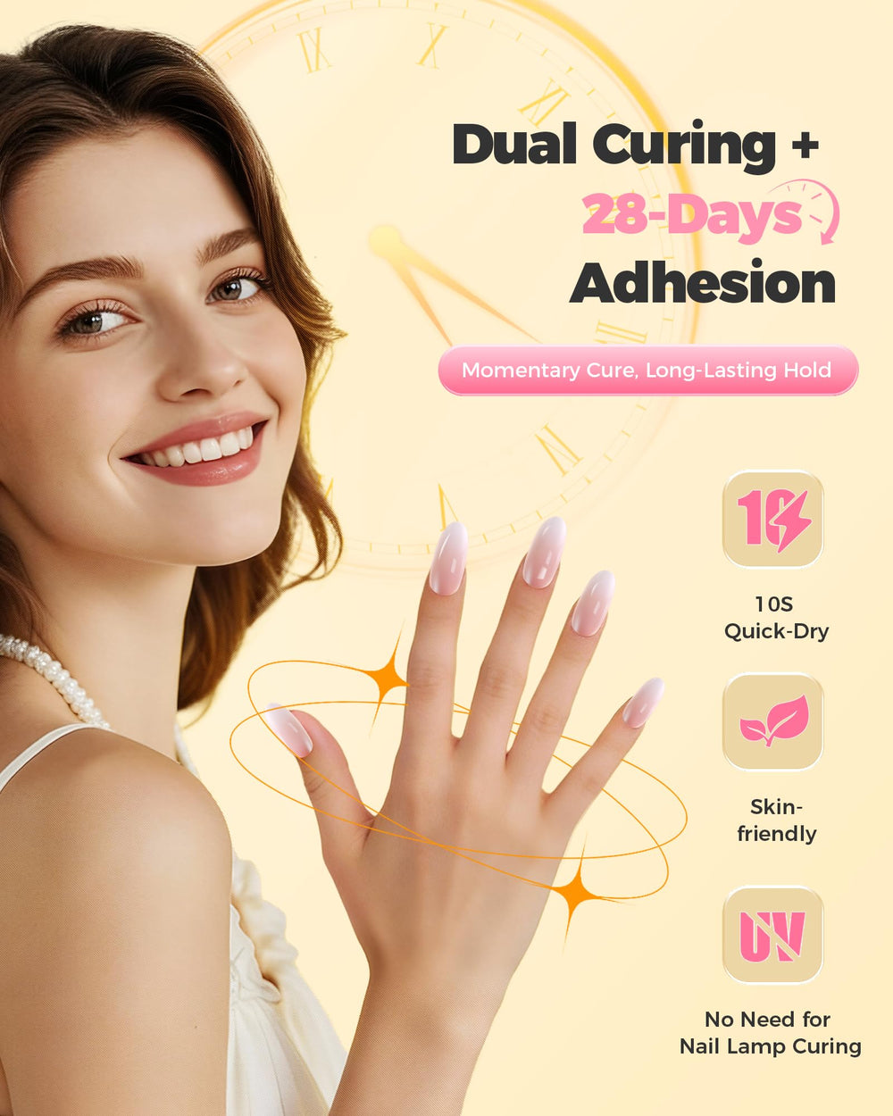 LEENEXUS professional salon-grade glue for press-on nails and tips