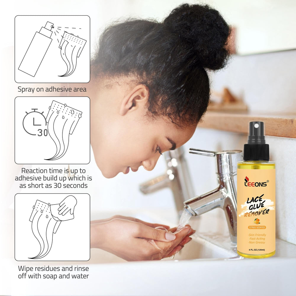LEEONS Easy Cleanup Remover aiding residue-free aftercare