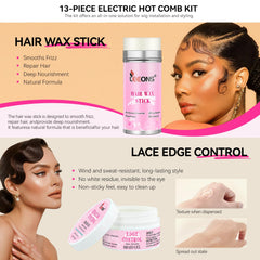 LEEONS edge-control gel offers long-lasting hold with residue-free finish