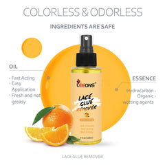LEEONS Lace Wig Removal Solution designed for gentle detachment from lace units