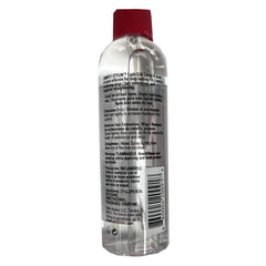 LEVV1 Simply Stylin Light Silk Spray on damp hair for a sleek finish.