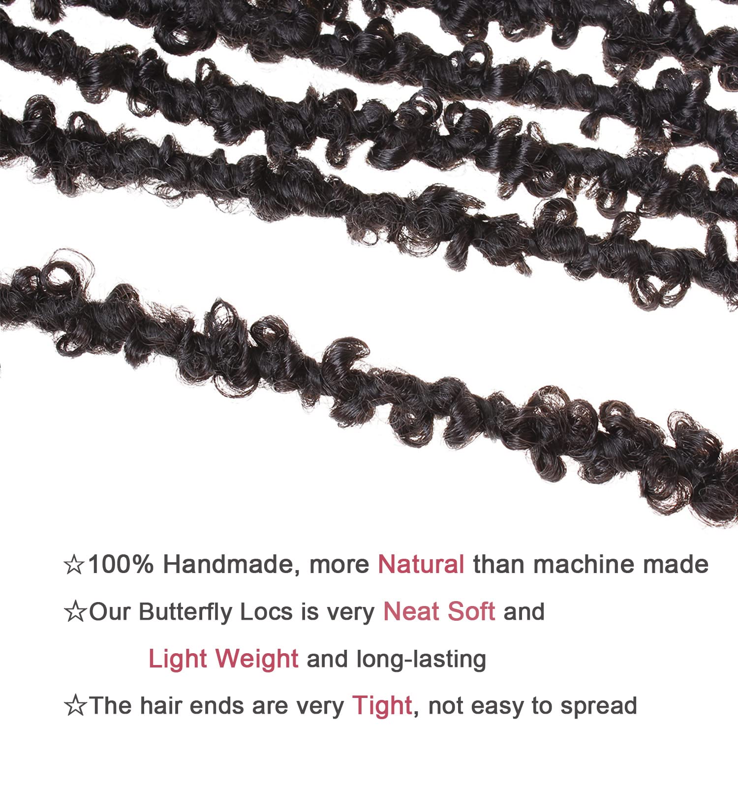 Leeven lightweight locs feel soft and comfortable for all-day wear.