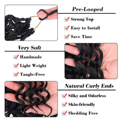 Leeven Gogo Curl 14in packaging with eight-pack bundle for easy shopping