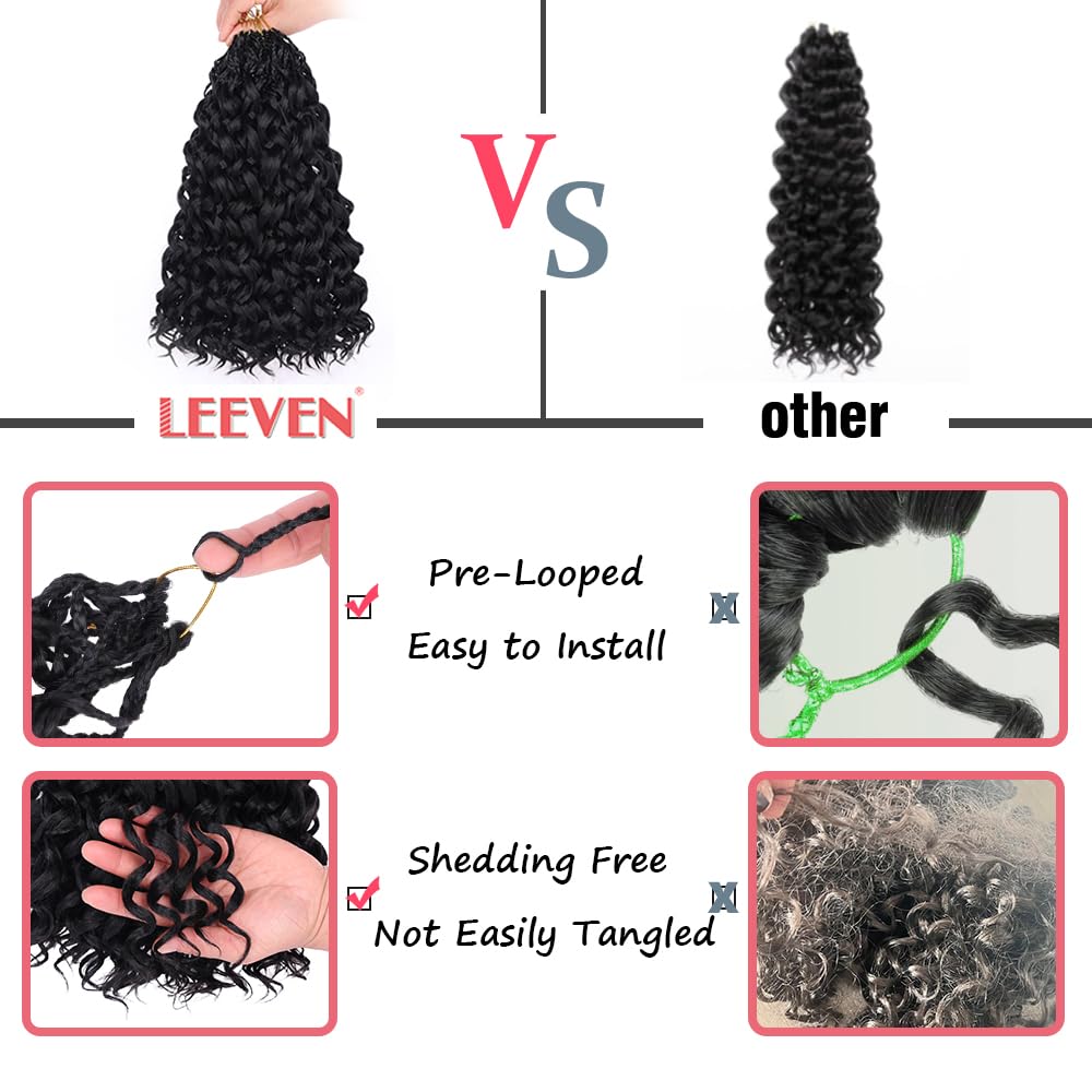 Leeven Gogo Curl 14in color options swatches show shades