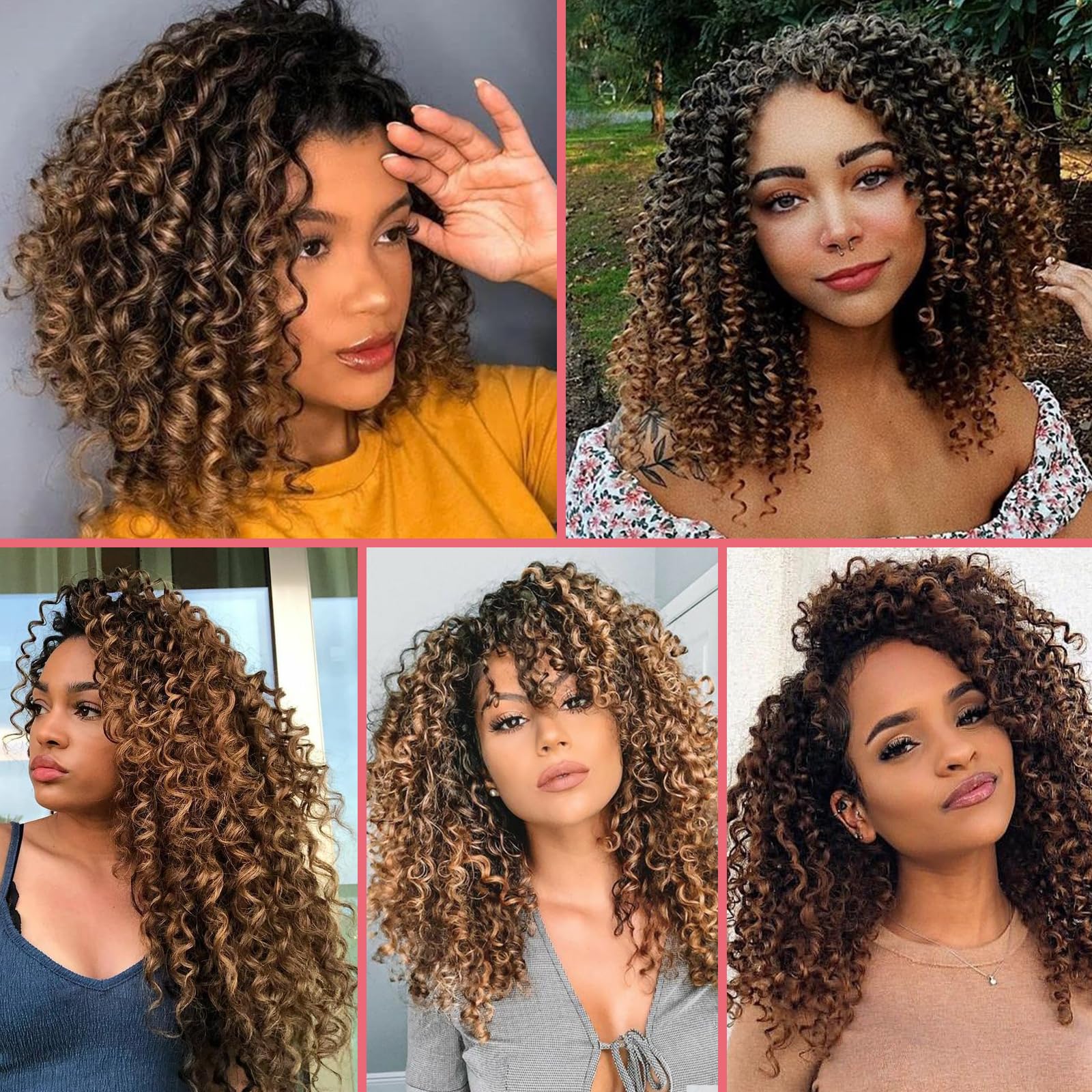 Leeven Gogo Curl 14in ready-to-wear set for quick installs