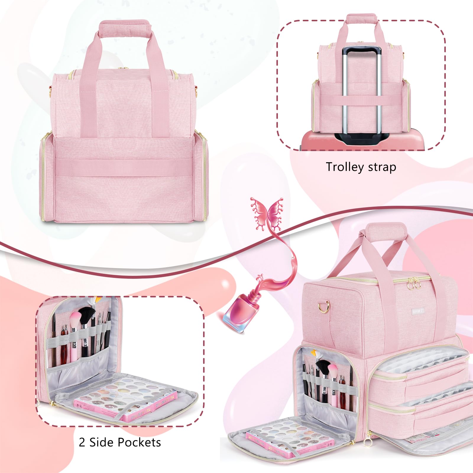 Premium polyester construction provides durability and easy cleaning.
