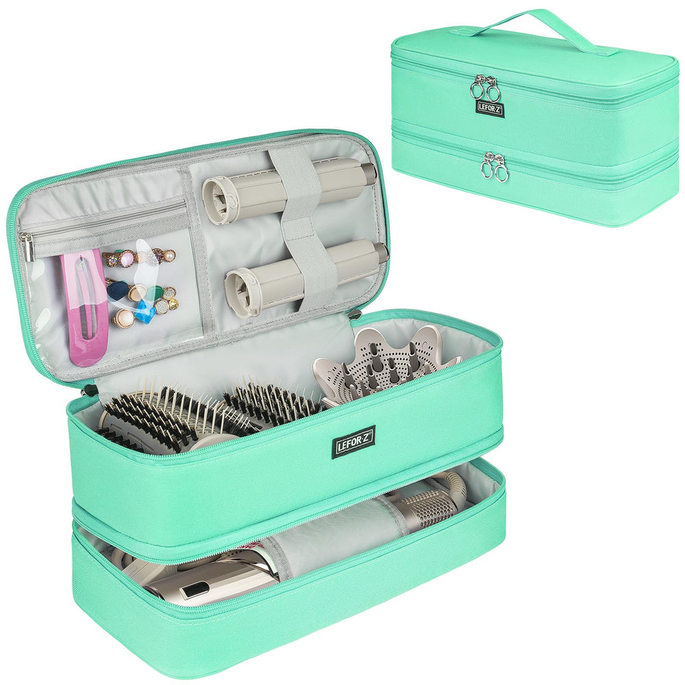 LEFOR·Z travel carrying case for Shark Flexstyle, showcasing secure interior organization