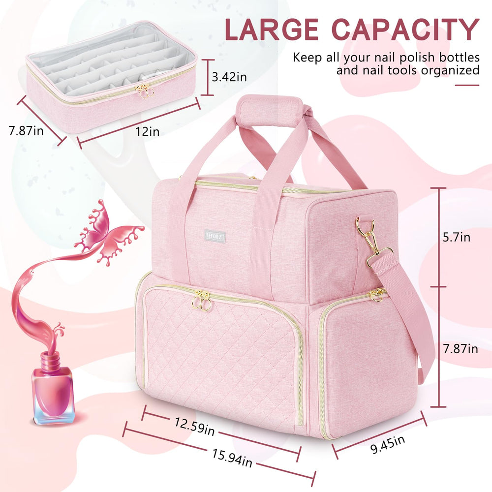 Three carry options enable comfortable transport at work or travel.