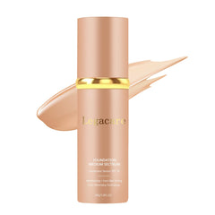 Legacare Foundation color-changing bottle showing adaptive tone for seamless coverage