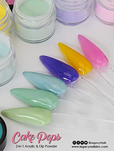 Legacy Nails Cake Pops Collection features superior adhesion for durable, chip-minimizing manicures