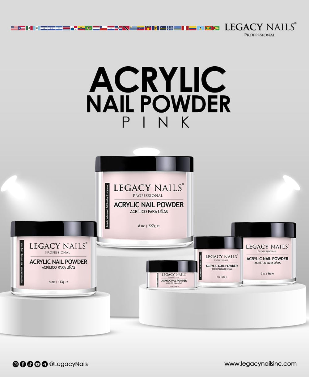 Legacy Nails USA-made label emphasizes quality and reliable packaging.