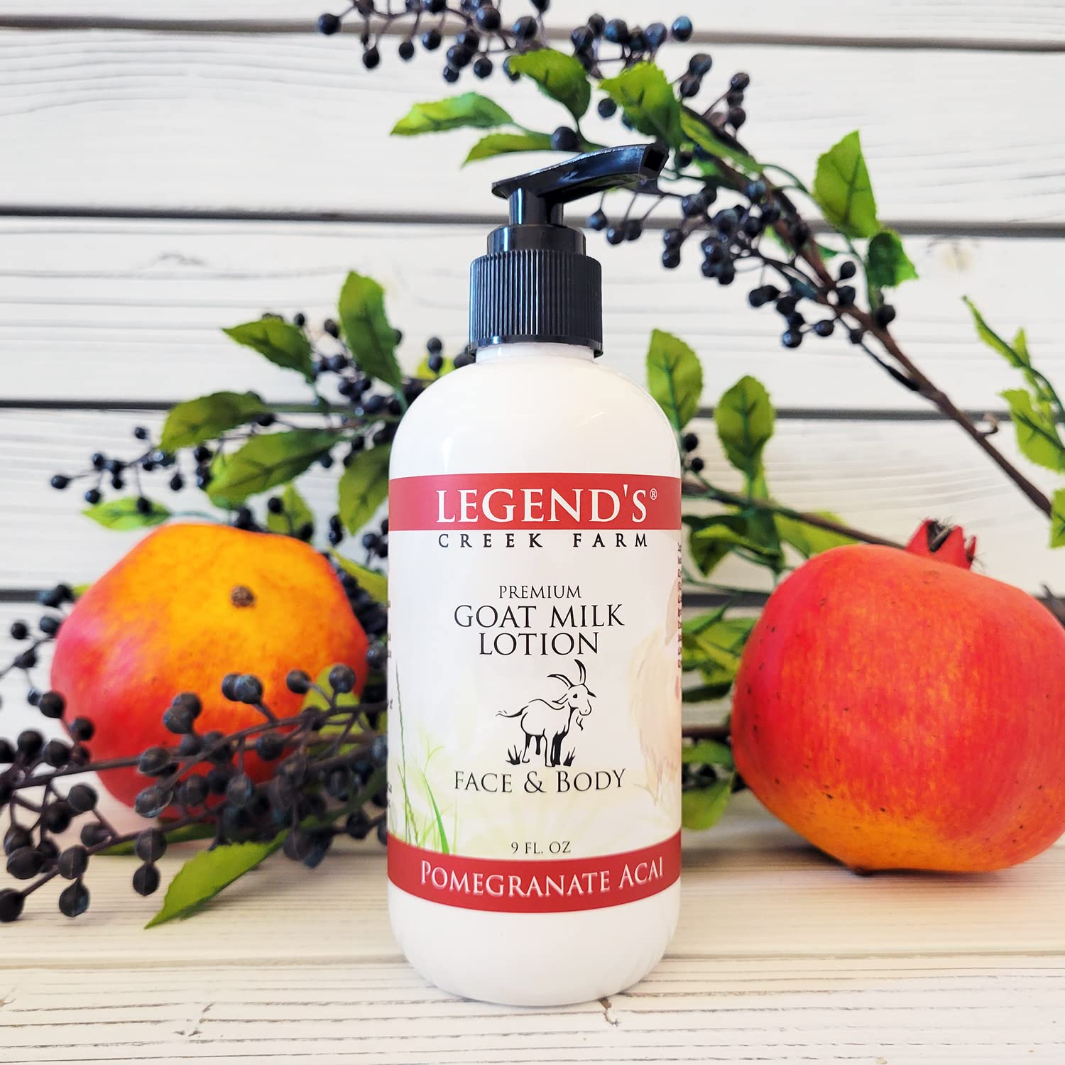 Legend's Creek lotion being massaged into skin showing quick absorption