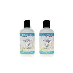 Legend's Creek Goat Milk Lotion bottle provides silky body hydration.