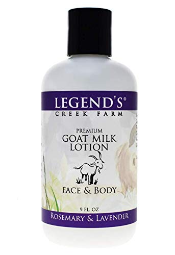 Legends Creek Goat Milk Lotion packaging is recyclable for eco-conscious care.