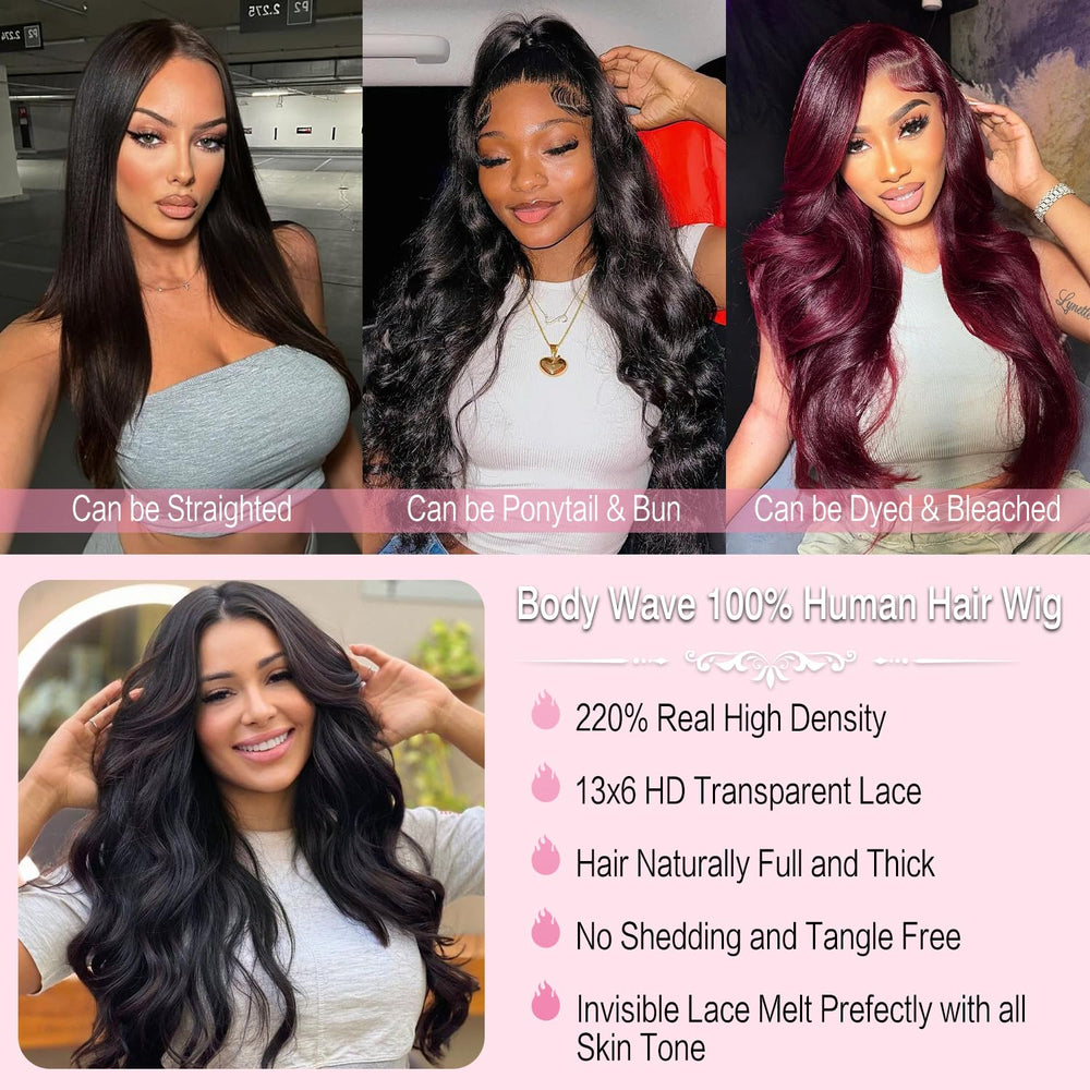 LEHOO transparent cap lace front wig with adjustable straps for comfort.