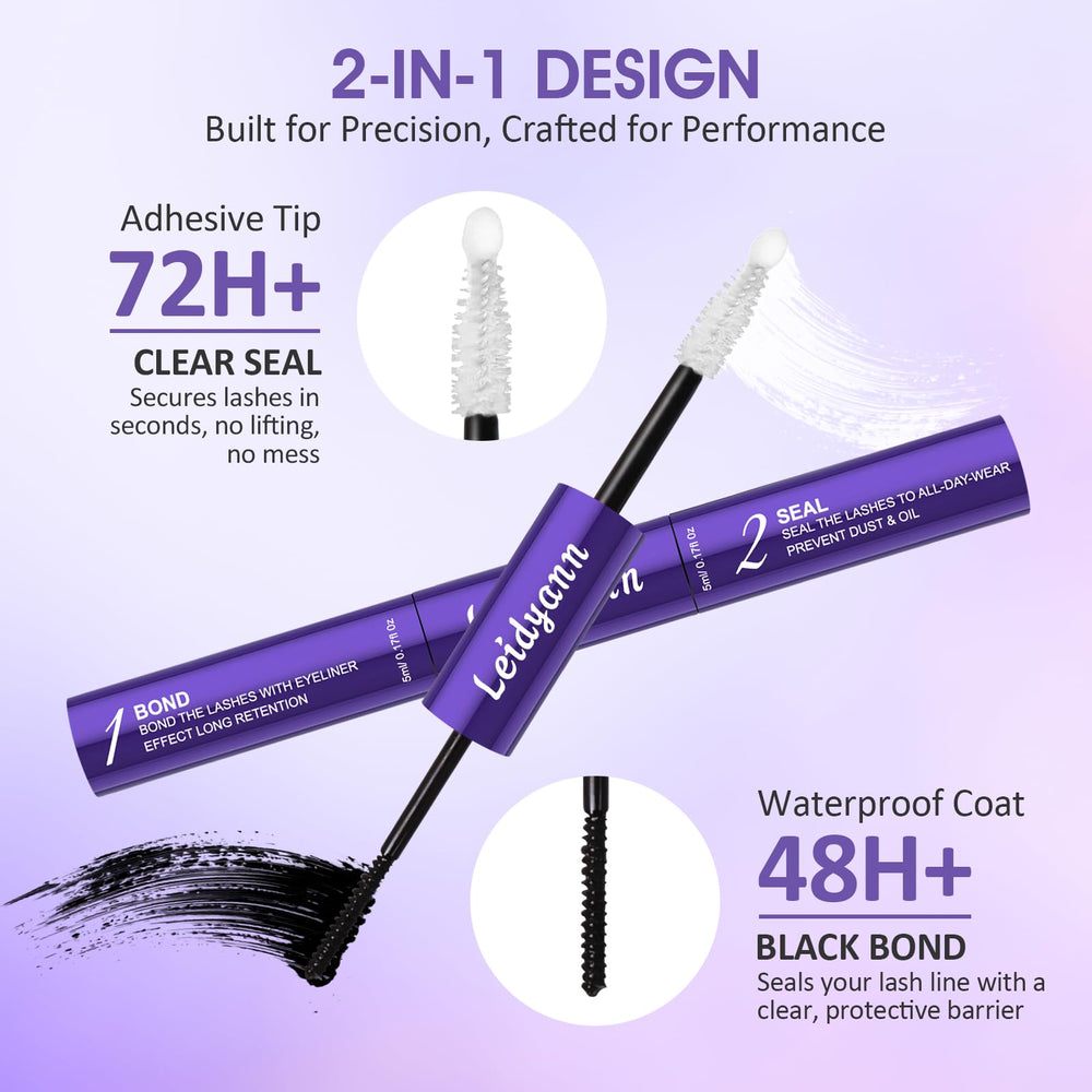 Leidyann bond seal 72h waterproof formula for long-lasting lash hold