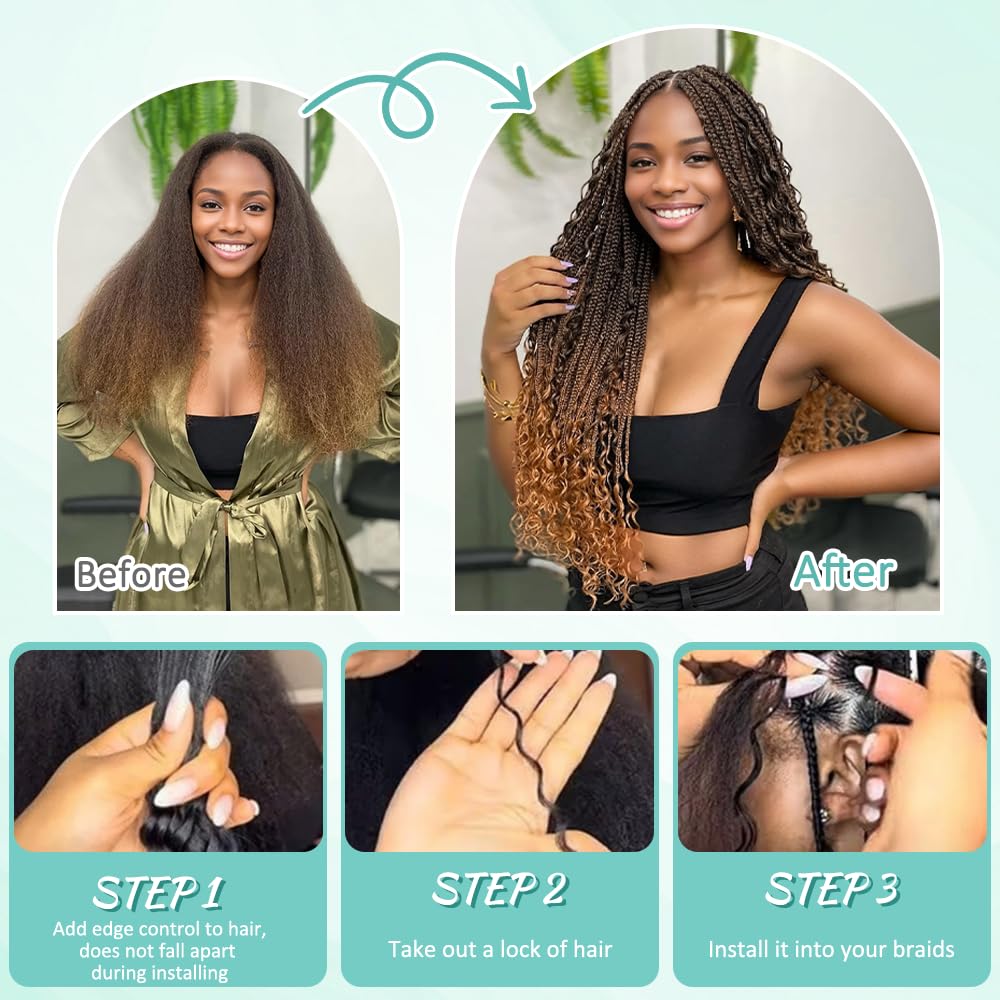 LEISWISS six bundle pack 150g for fast, full braiding results.