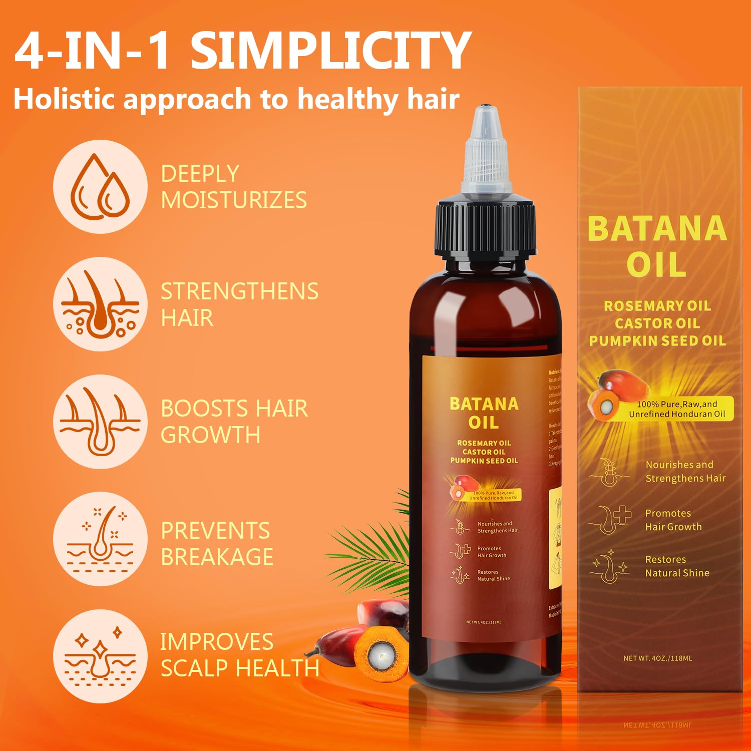 Leixu Batana oil two-pack packaging for convenient daily use