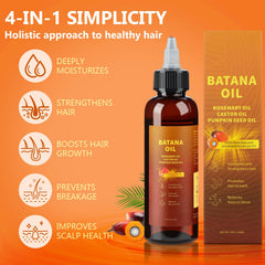 Leixu Batana oil two-pack packaging for convenient daily use