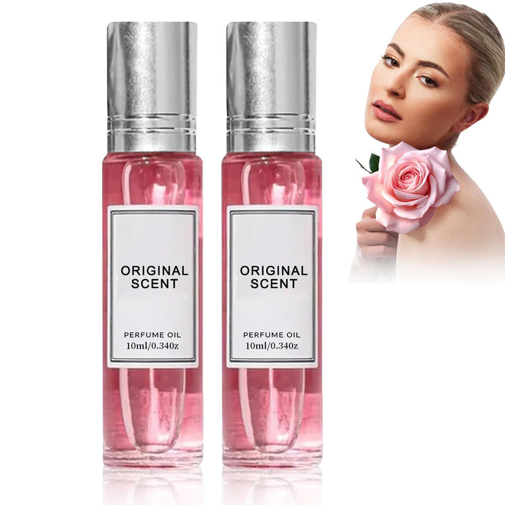 Leixu women's roll-on fragrance bottle with travel-friendly packaging.