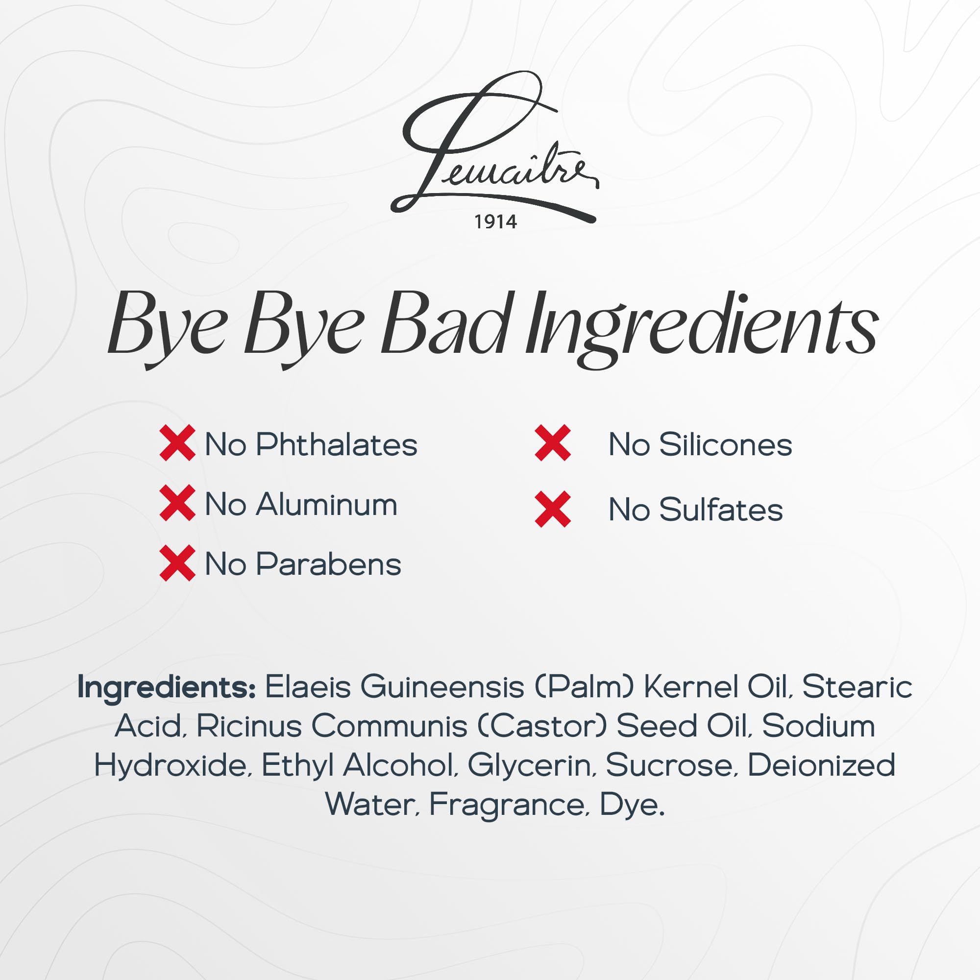 LEMAITRE glycerin soap uses 100 percent vegetable oil for skin-friendly cleansing.
