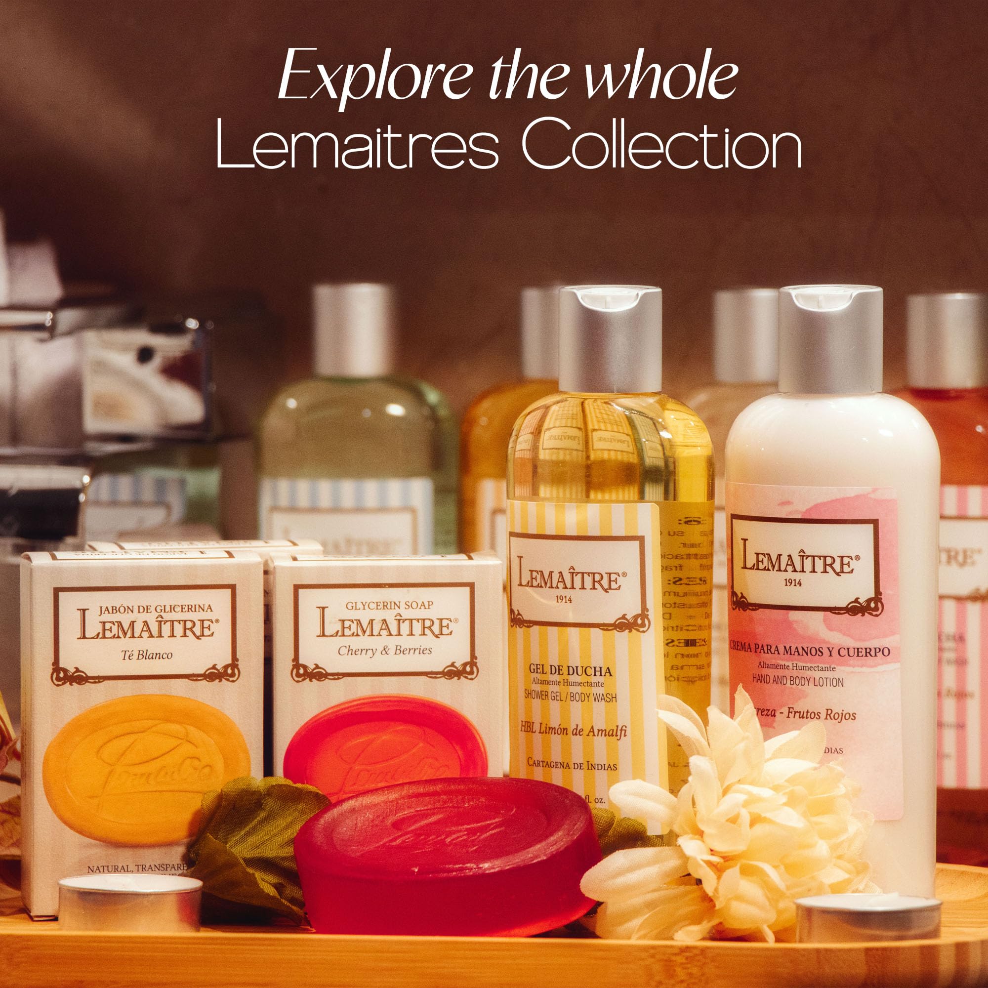 LEMAITRE glycerin soap with subtle fragrance enhances daily routine.