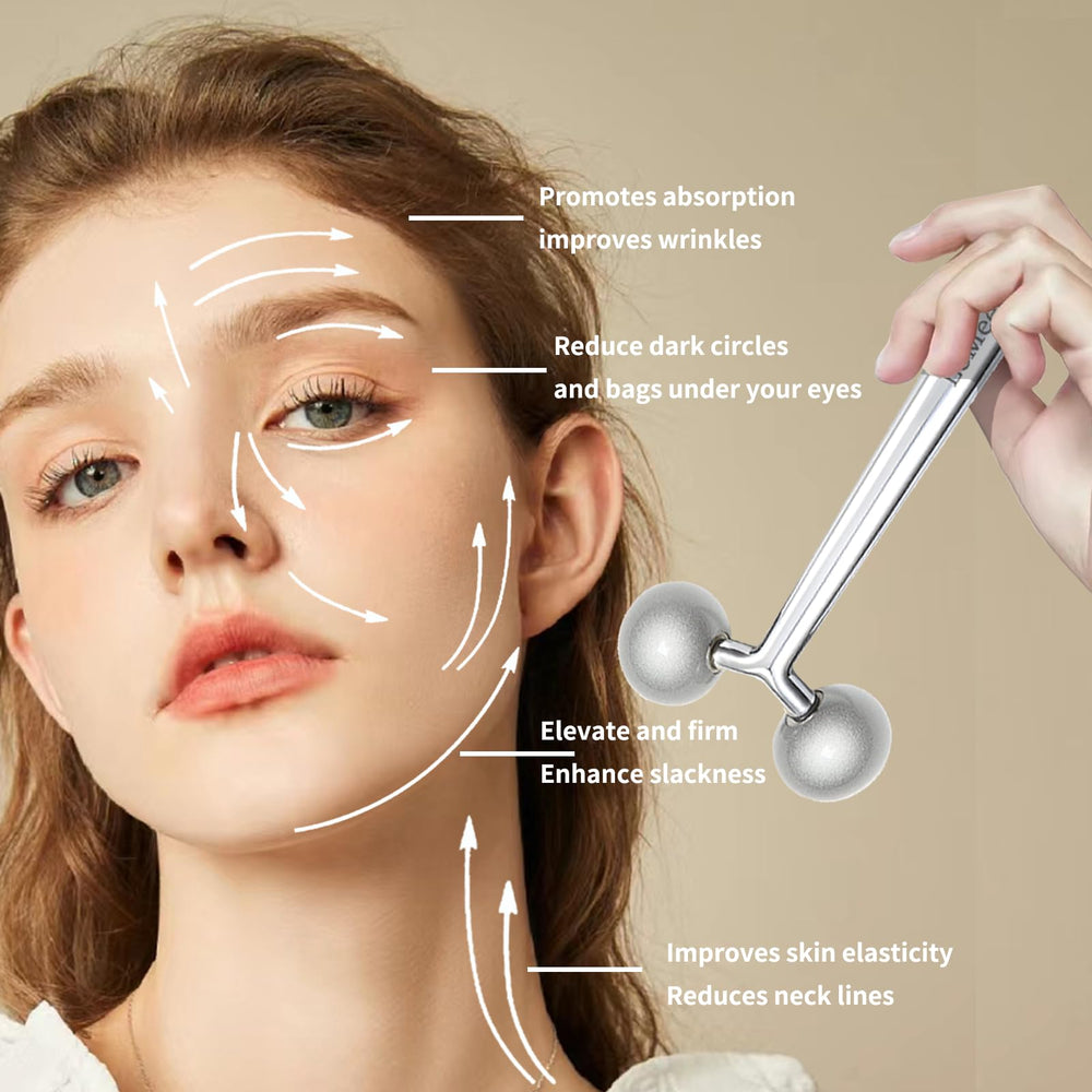 LeMeeOly stainless steel gua sha set offers cooling and durability.
