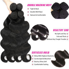 Lemeiily 20 inch body-wave bundles for length and fullness.