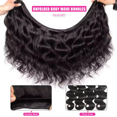 Lemeiily 22 inch body-wave bundles deliver dramatic length and bounce.