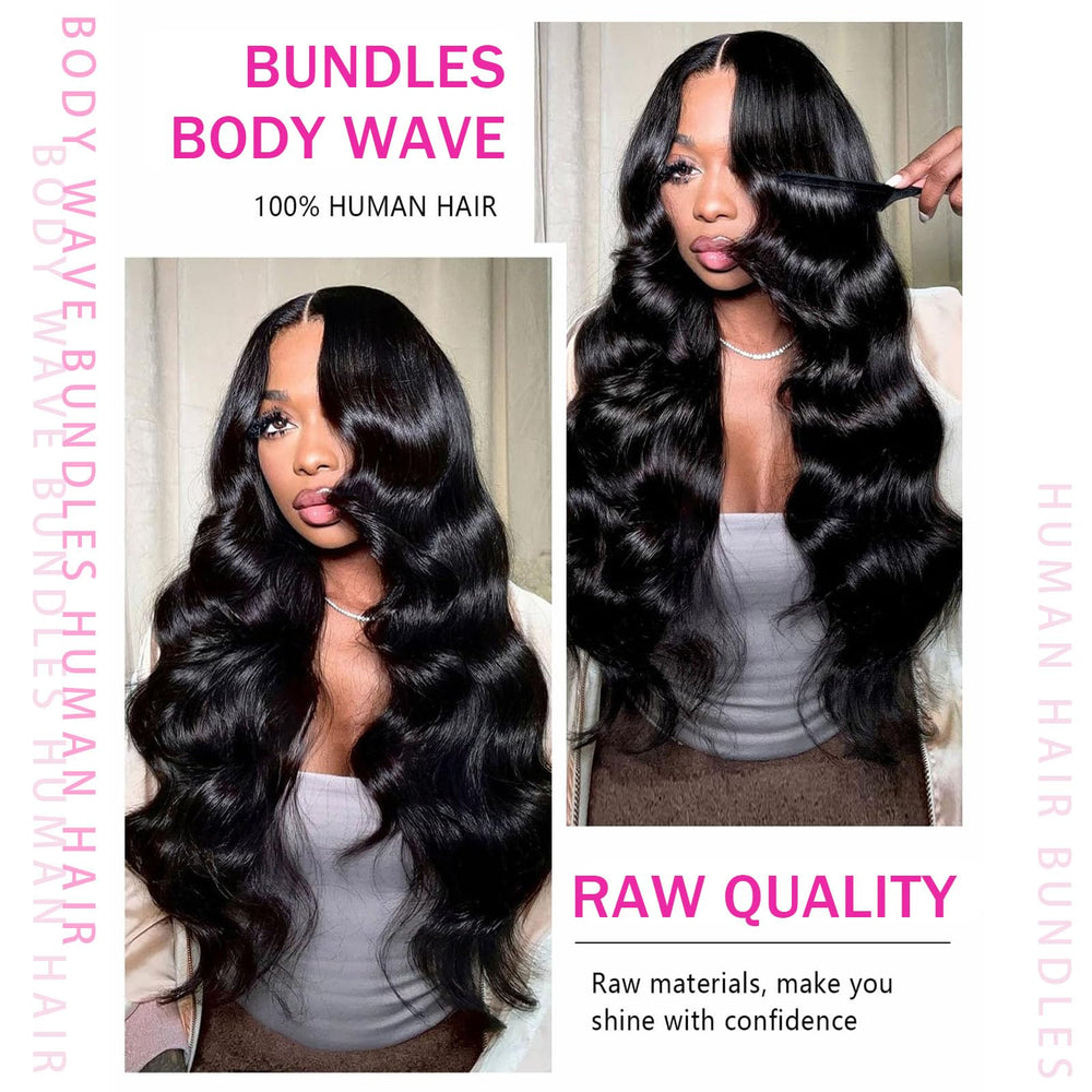 Lemeiily natural color human hair extensions blending with existing shade.