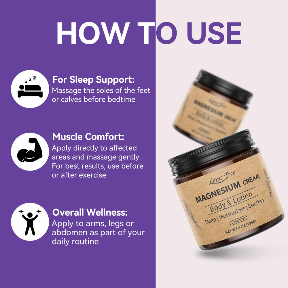 LemeTree magnesium cream is safe for kids and adults.