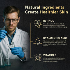 LemeTree retinol and hyaluronic acid formula hints at renewed, hydrated skin.