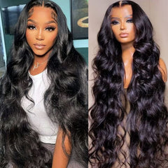 Lemoda 13x6 full lace frontal wig front view for seamless natural hairline