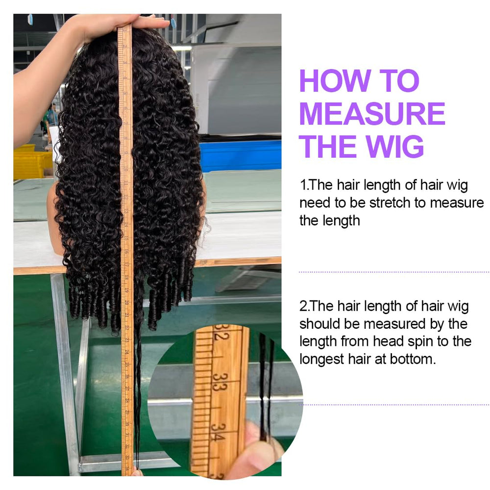 Lemoda Burmese curly 13x6 wig 180 density for natural volume