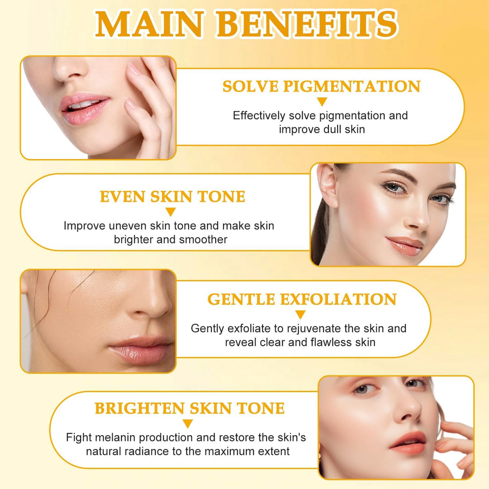 Gentle facial cleanse with Lemon Turmeric Kojic Soap Bar for all skin types.