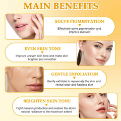 Gentle facial cleanse with Lemon Turmeric Kojic Soap Bar for all skin types.