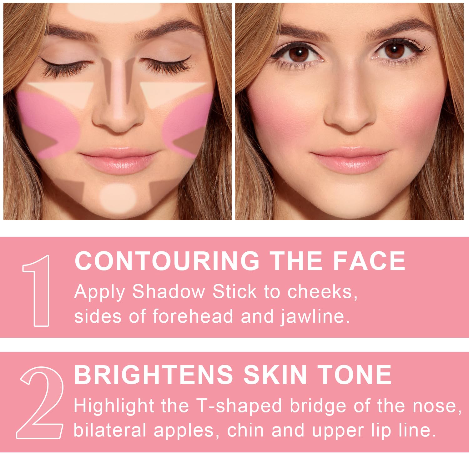 Lemonsac highlighter swatch adding dew to cheekbones for radiant finish