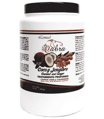 LEMUEL coconut ginger hair treatment bottle promotes scalp circulation and hair shine.