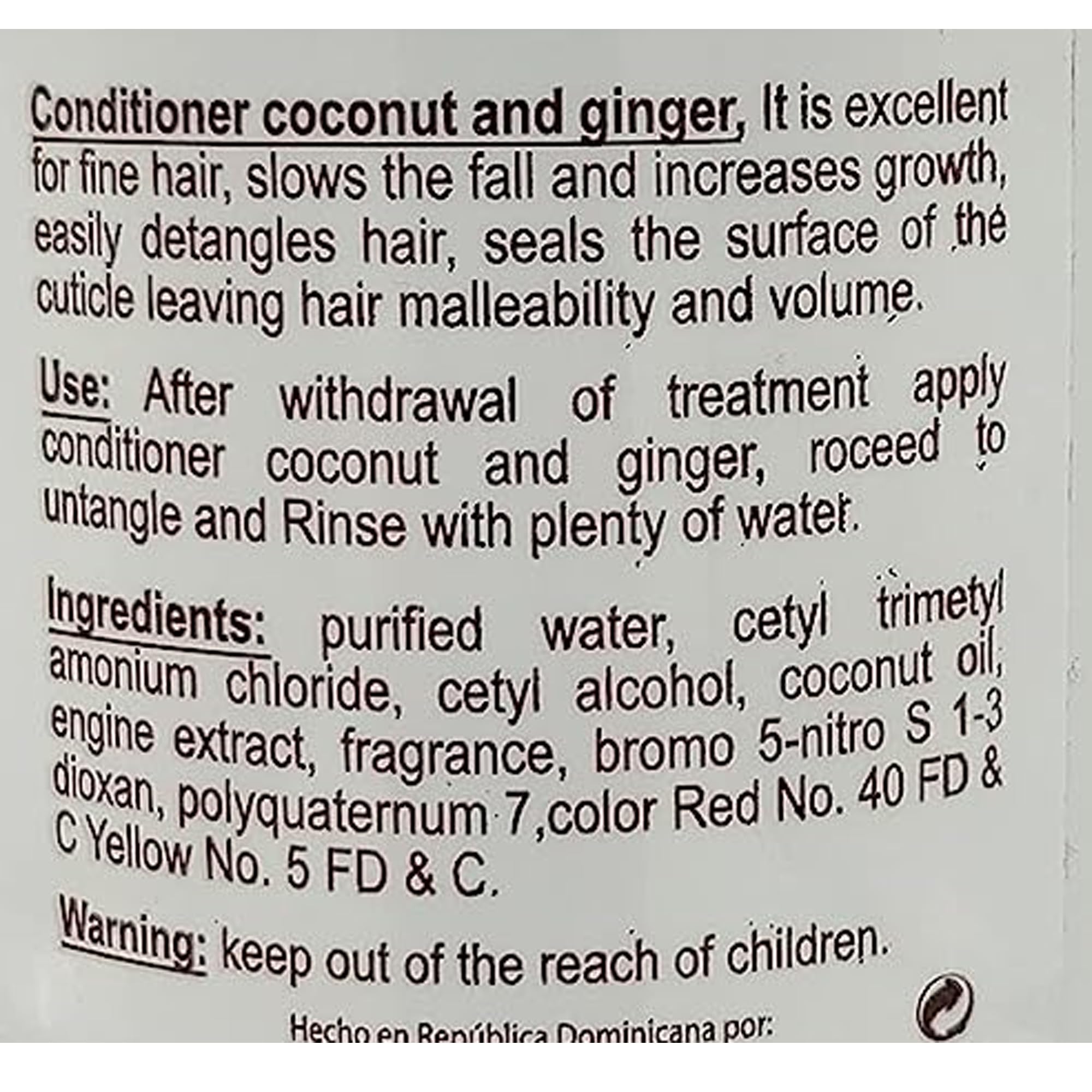 Lemuel Leche Cabra Coconut and Ginger Conditioner in use, detangling and shine