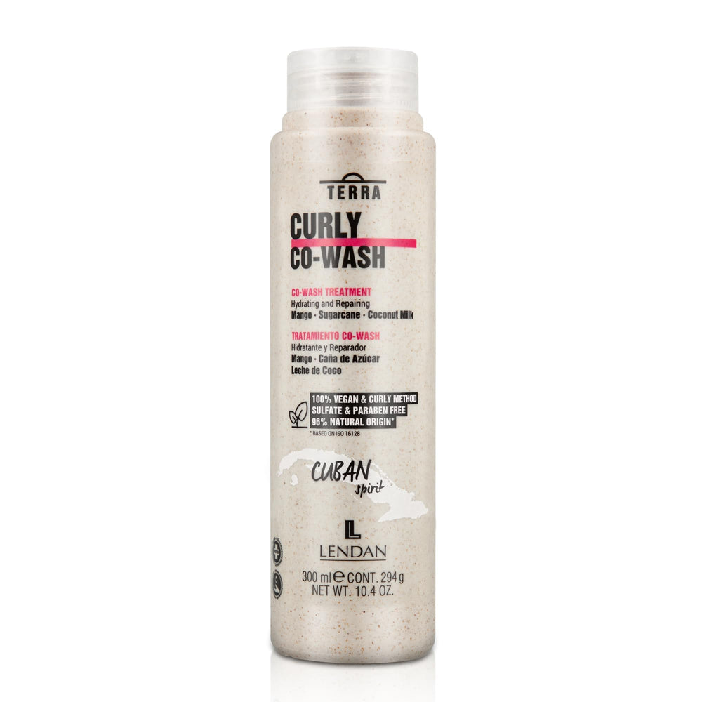 Lendan Curly Cuban Spirit Activator Cream tube hydrates and shapes frizz-prone curls