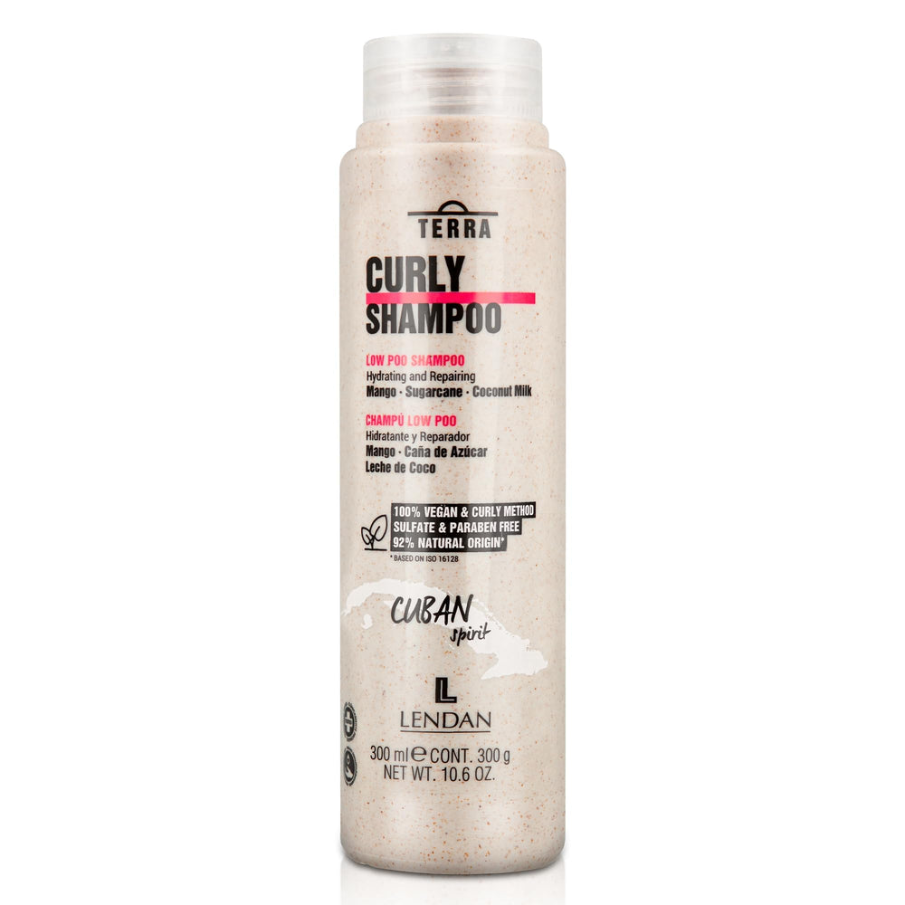 Lendan Curly Cuban Spirit Co-Wash Treatment tube gently cleanses while preserving natural moisture