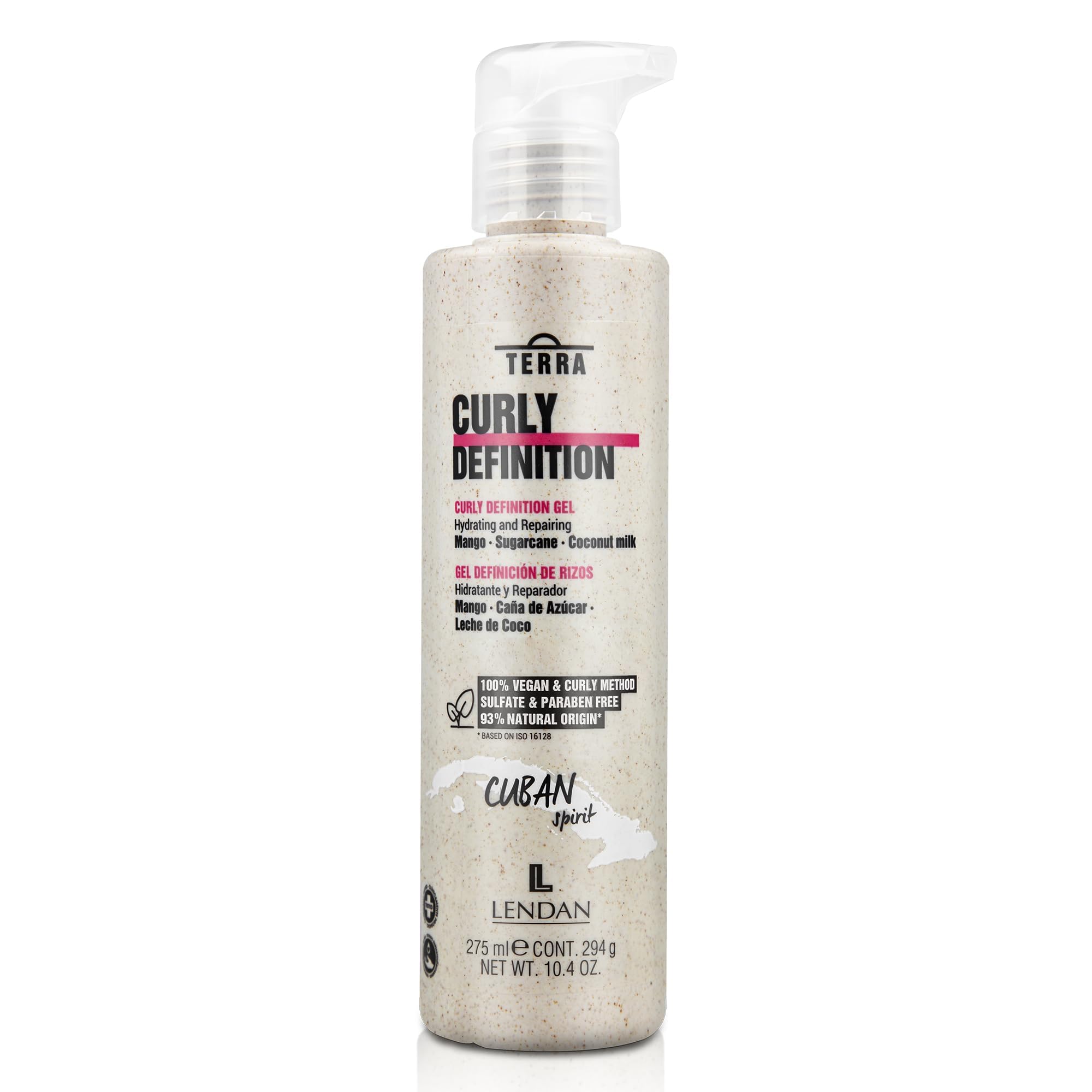 Lendan Curly Cuban Spirit product texture during wash shows rich lather and Caribbean aroma